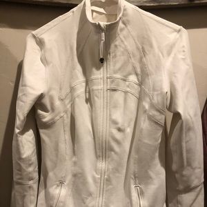 Lululemon white on the move jacket size 8